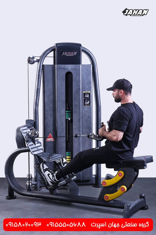 دستگاه بدنسازی قایقی (پارویی) سیمکش J.S.4 جهان اسپرت