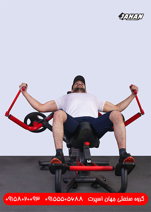 دستگاه بدنسازی میز قفسه سینه کمکی وزنه آزاد جهان اسپرت